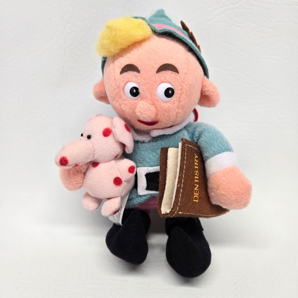Stuffins Herbie The Elf Dentist Rudolph Island of Misfit Toys Plush 1999 CVS 8"